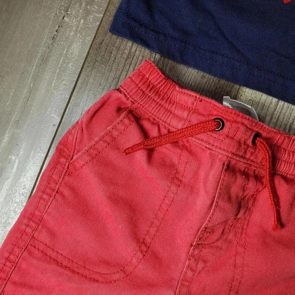 Boys Rock Size 12m Matching Baby Boy Outfit Red Blue Cotton 2 Piece EUC